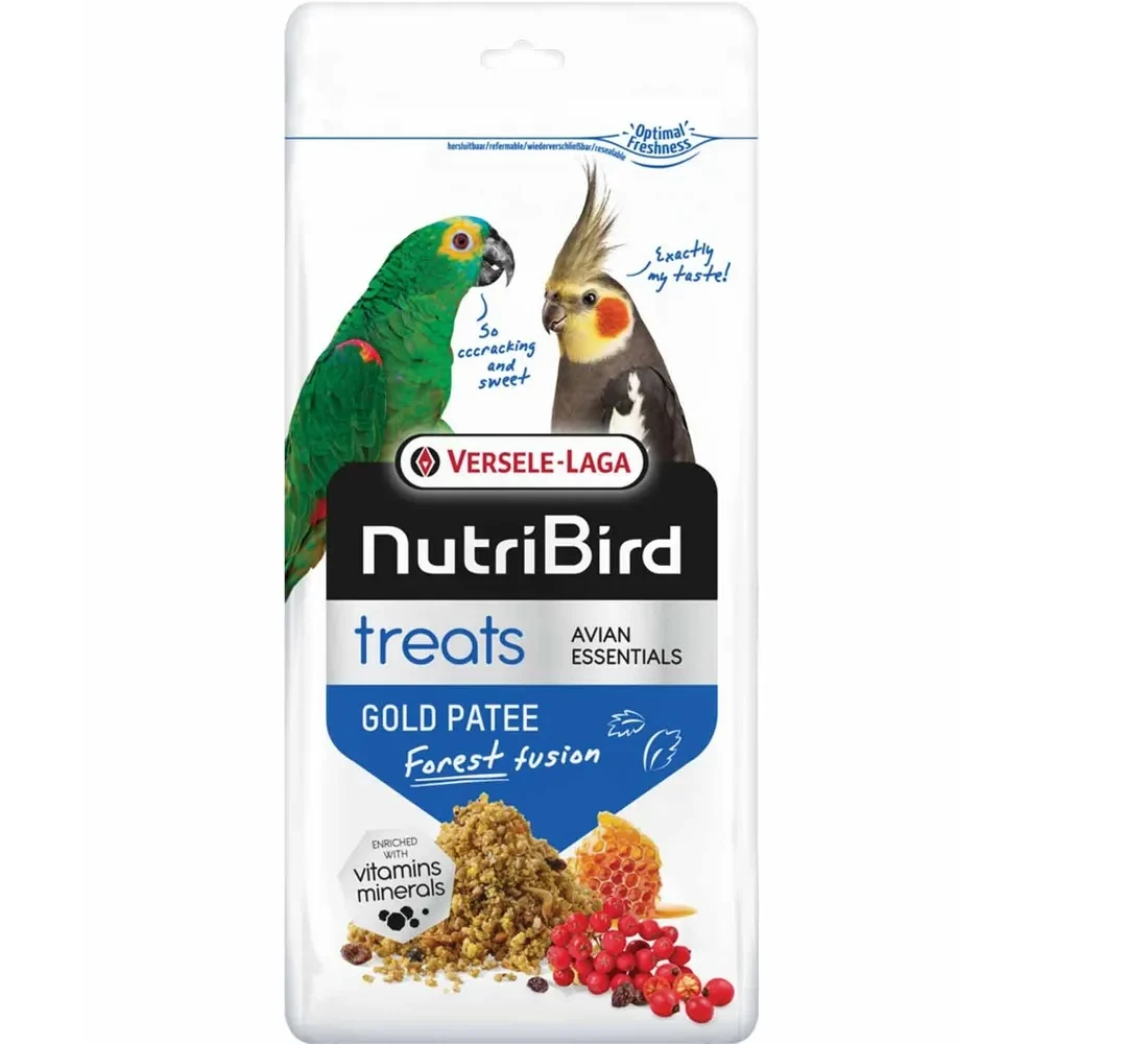 Nutribird Eggfoder Parakitt-papegøye Gold Patee 250gr