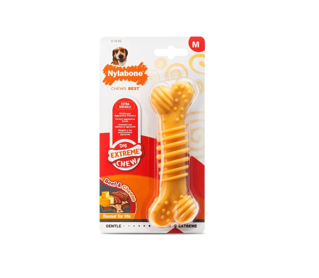 NYLABONE Extreme Chew, Texture Bone, M