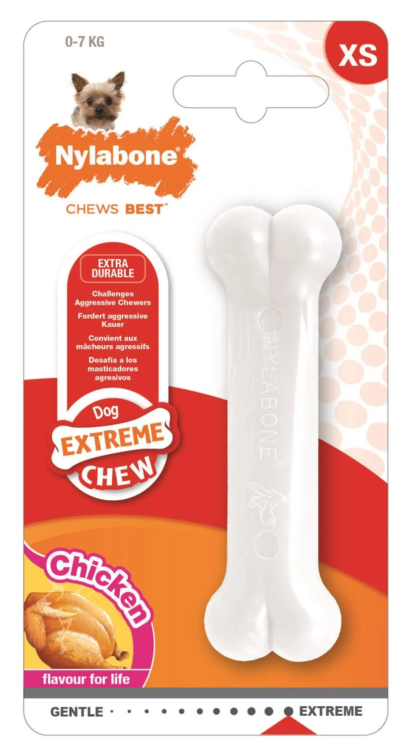 NYLABONE Extreme Chew XS, kyllingssmak