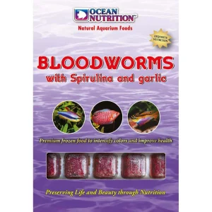 Ocean Nutrition Fryste Bloodworm w/spirulina & garlic 100g