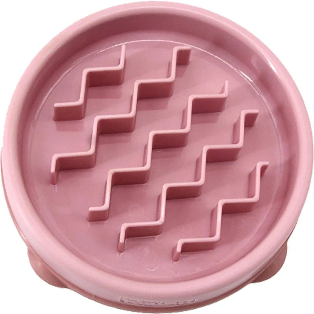 Oh Matskål Fun Feeder Slo-Bowl Xs Rosa Ø14X3Cm 180Ml - Image 2