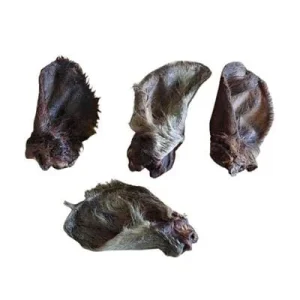 Okseøre m/muskel & pels stk