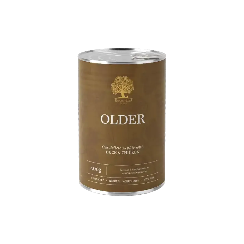 Older Pâté 400g – Kornfri paté med and og kylling for eldre hunder