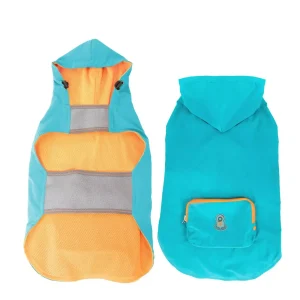 On-The-Go Poncho L Turkis/Oransje