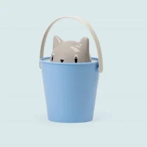 Oppbevaring tørrfor katt blå/beige