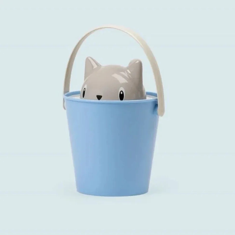 Oppbevaring tørrfor katt blå/beige