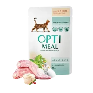 Optimeal Adult & Senior Rabbit In Gravy Våtfôr Til Katt 12 x 85 g