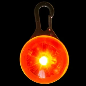 Orange LED-blinker med krok