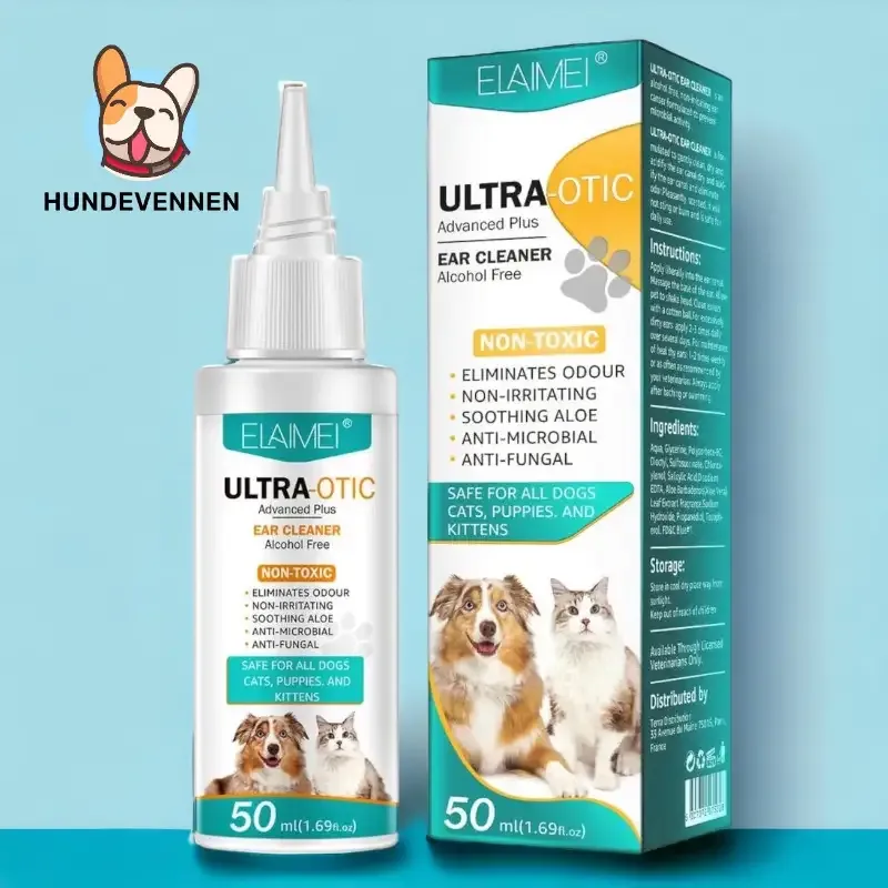 Ørerens til hund – Skånsom ørepleie 50 ml