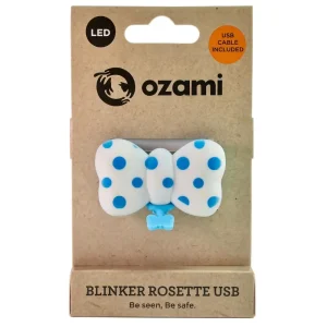 Ozami Blinker Sløyfe Blå 5,7×3,4×2,5cm