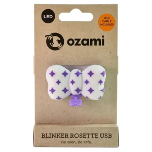Ozami Blinker Sløyfe Lilla 5,7×3,4×2,5cm