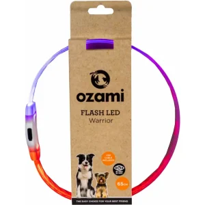 Ozami Halsbånd Flash Warrior Led multicolour 65cm
