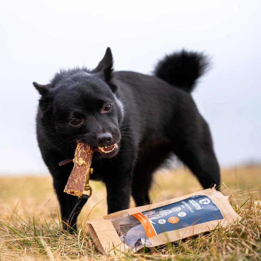 Ozami Premium Beef Roll Hundesnacks Tygg Storfe Rull - Image 2