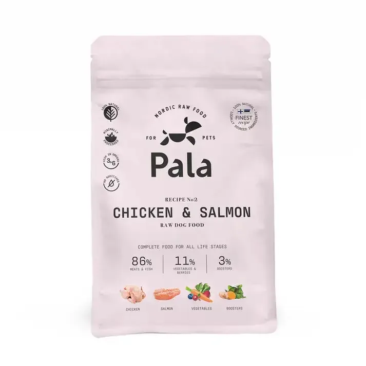 Pala – fullfór av kylling og laks