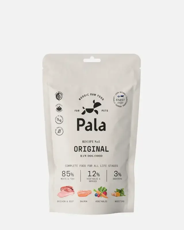 Pala Recipe 1 // Original // Mykt hundefor (kylling, okse, laks)