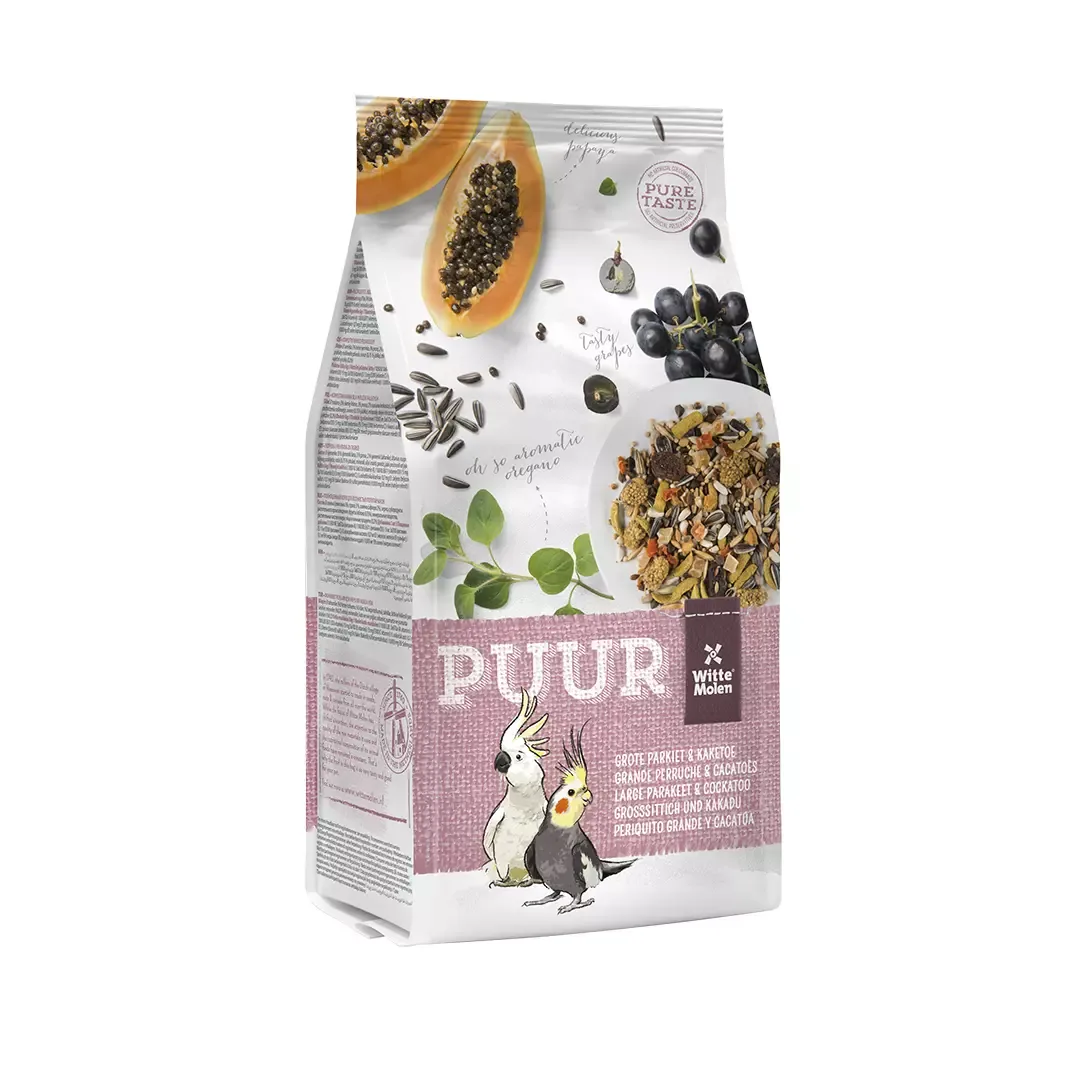 Parakitt & Kakadue Blanding Puur 2Kg