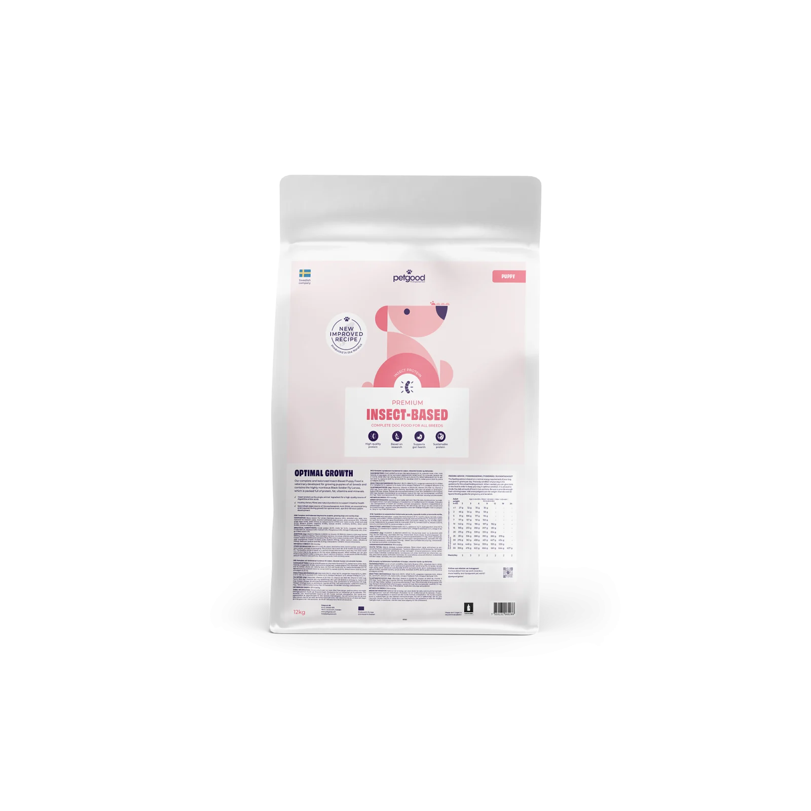 Petgood Insektbasert fullf么r for valper