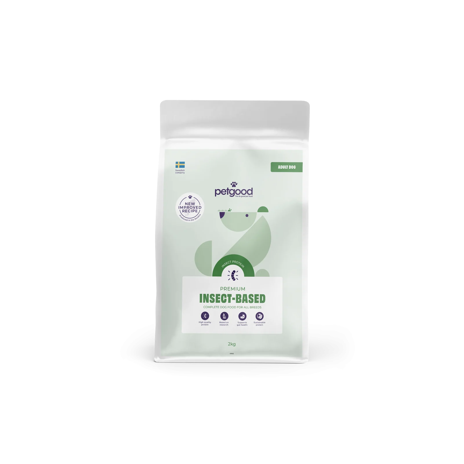 Petgood Insektbasert fullf么r for voksne hunder