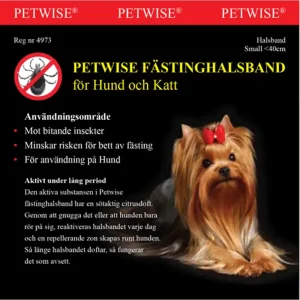 Petwise flåtthalsbånd til liten hund