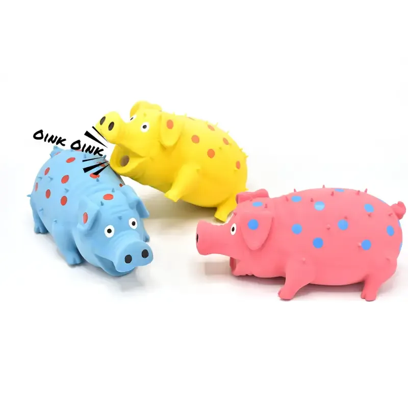 Piggy squeaker – hundeleke i gummi
