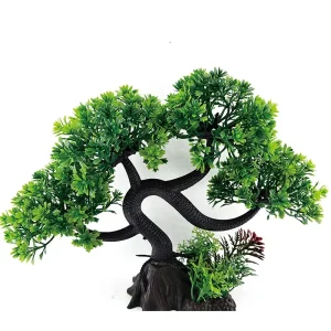 Plastplante Grønn Bonsai 15x30cm