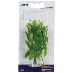 Plastplante hygrophila mini 10cm med sugekopp