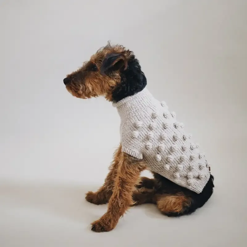 Pompony Sweater Beige