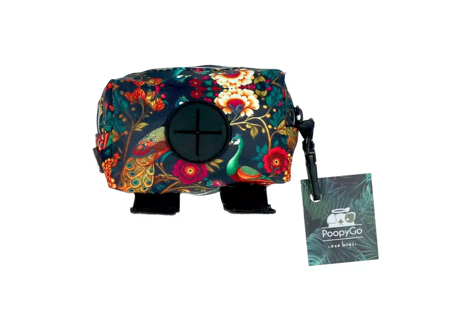 PoopyGo Eco bæsjeposer holder Peacock (Rød)