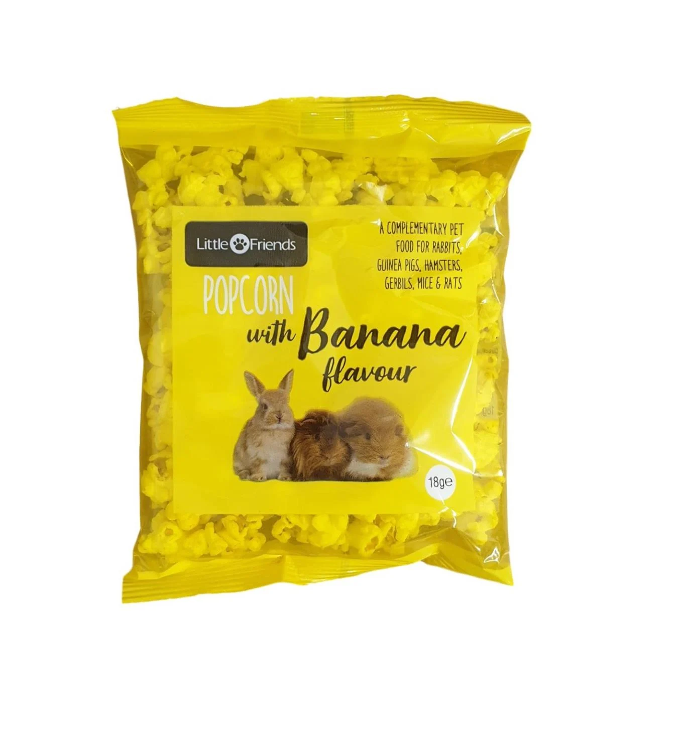 POPCORN Little Friends, Banansmak, 18g.