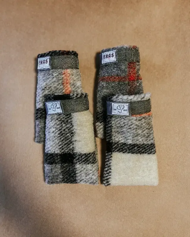 Potesokker av ullblanding 4-pk