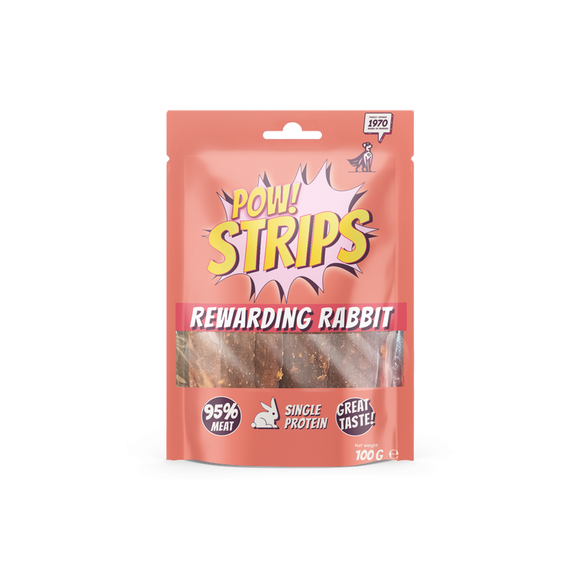 POW Rewarding Rabbit Hundegodbiter 100g