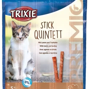 Premio Quintett-sticks til katt med lam/kalkun