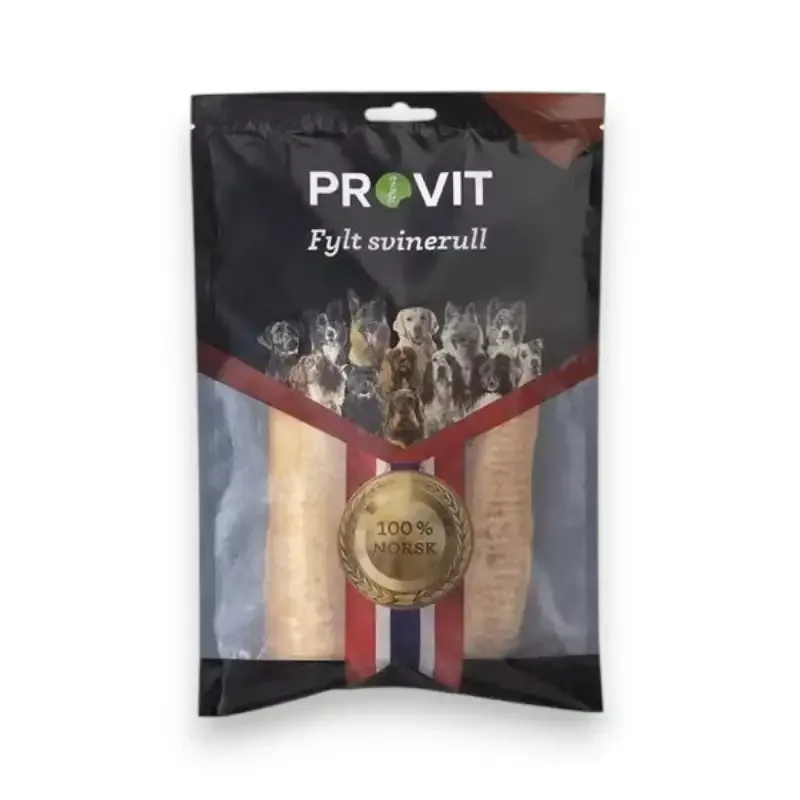 Provit Fylt Svinerull – Naturlig tygg med storfe