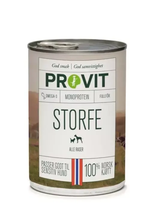 Provit Godbiten Boksemat Storfe 400g