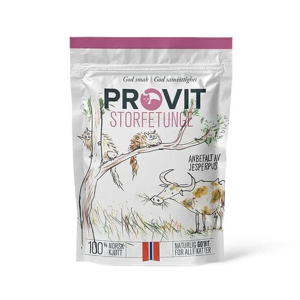 Provit Katt Frysetørket Storfetunge 40g