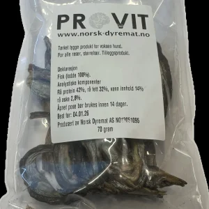 Provit tørket Lodde Fisk 70g