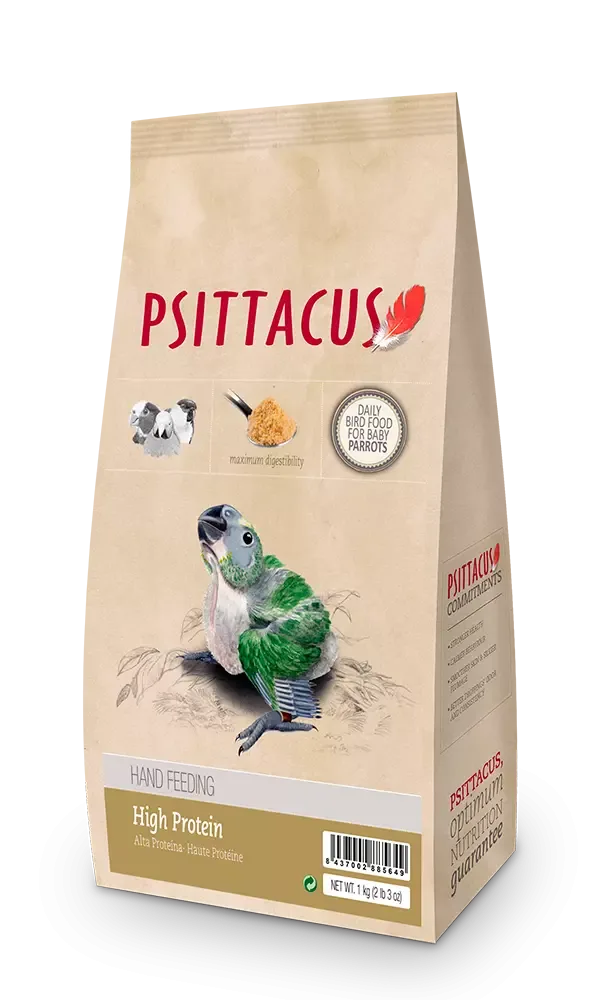 Psittacus Høy Protein Håndoppmatnings mat 1kg