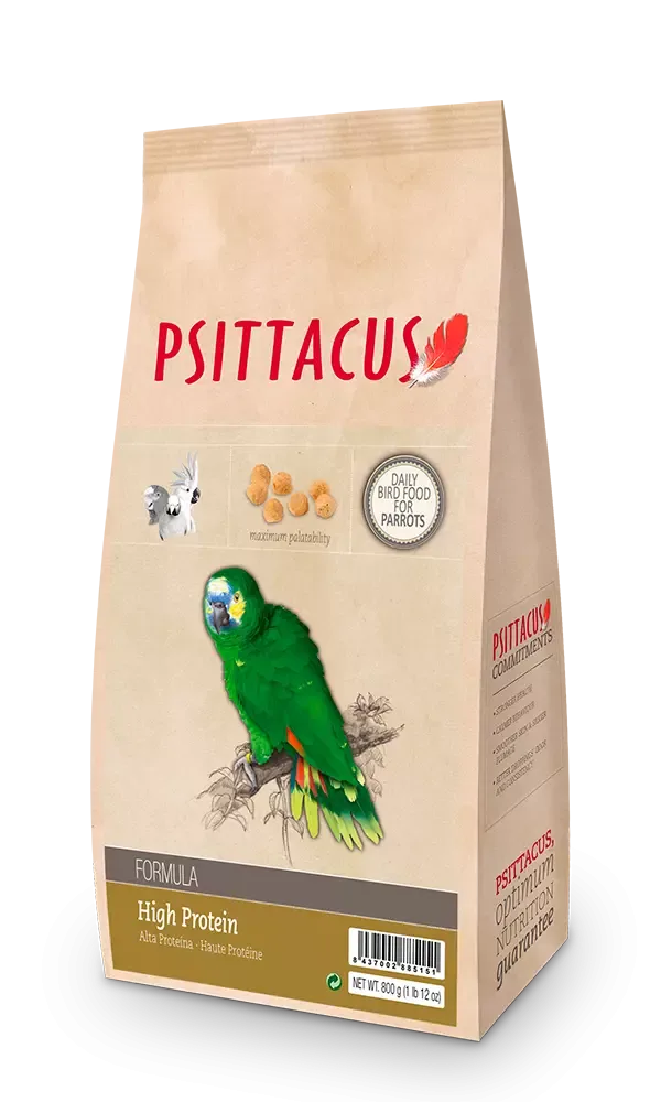 Psittacus Høy Protein Vedlikhold 800gr