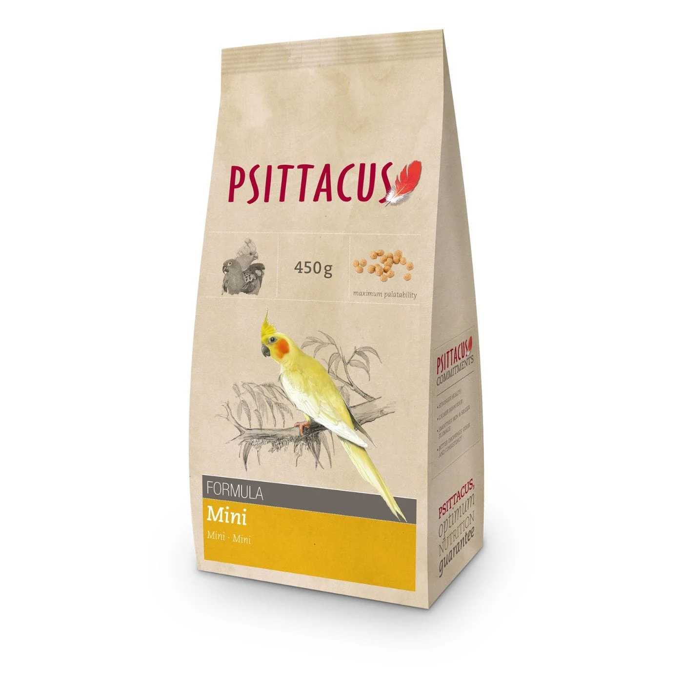 Psittacus Mini Vedlikehold 3kg
