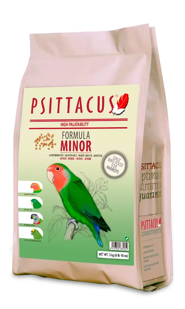Psittacus Minor/Små fugl Vedlikehold 3kg