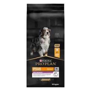 Purina Pro Plan Adult 7+ Age Defence Medium & Large Tørrfôr til hunder 14kg