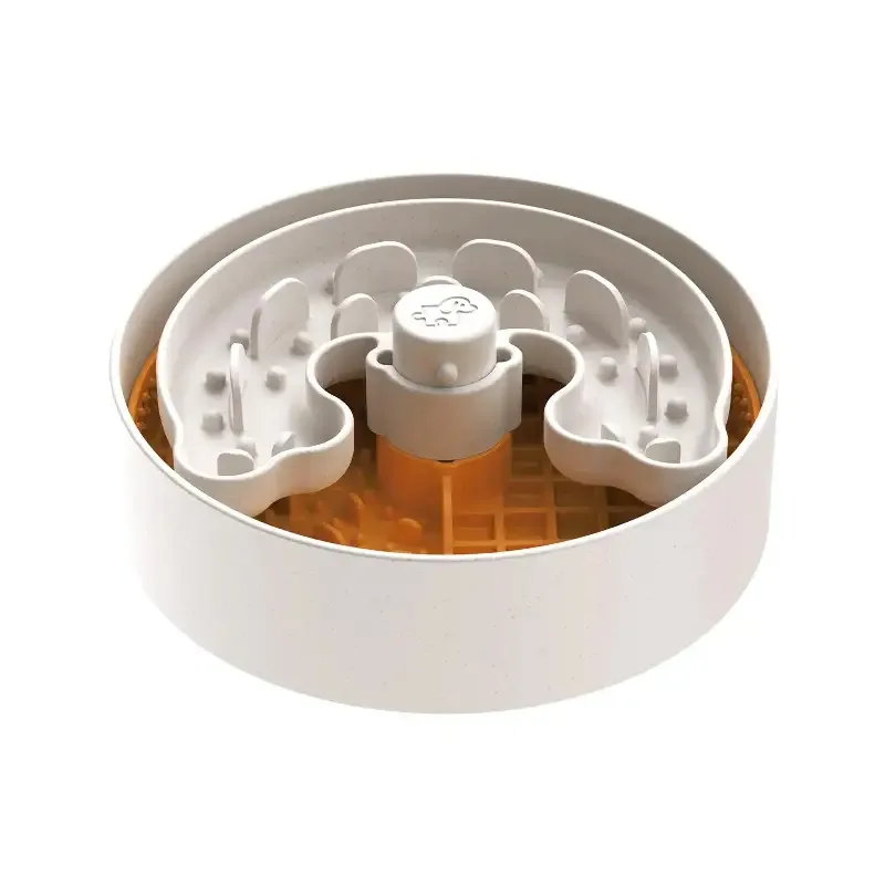 Puslespill slikkebolle slowfeeder – Liten – Oransje