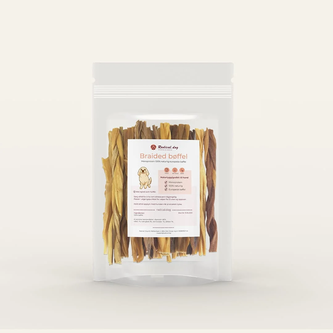 Radical.Dog Braided Bøffel 250g