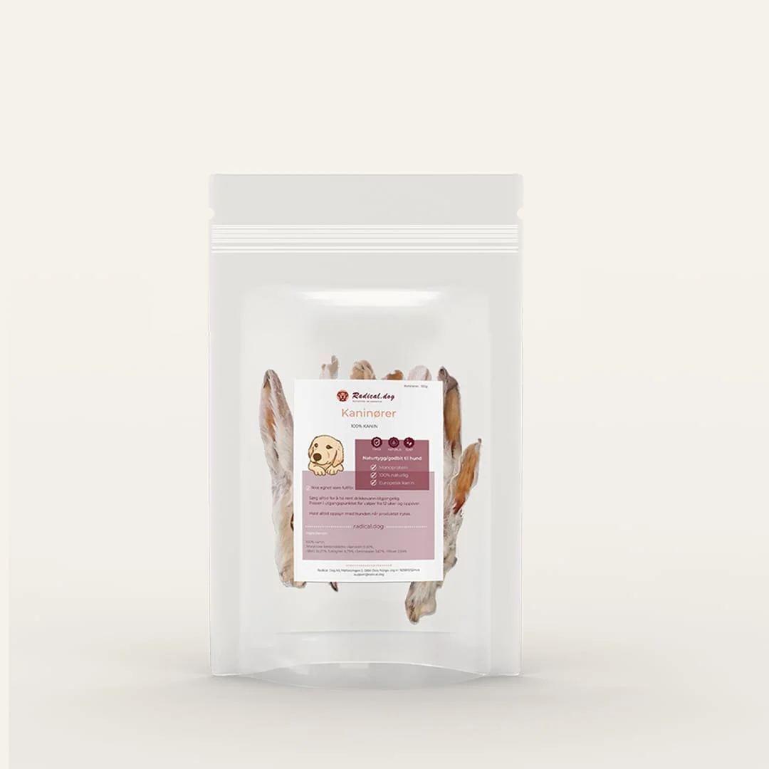Radical.Dog Kaninører m/pels 100g