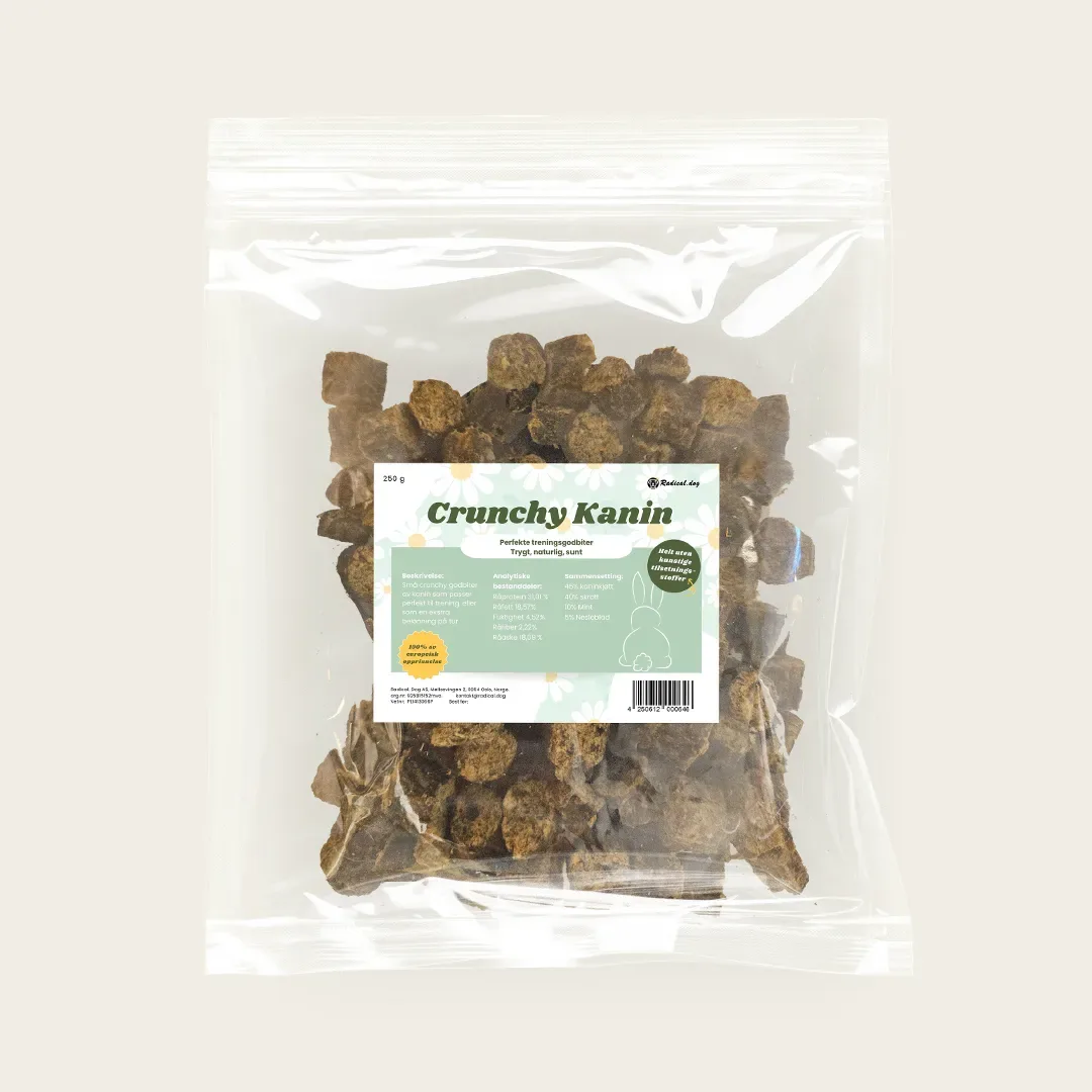 Radical.Dog Semimyke godbiter Kanin 500g
