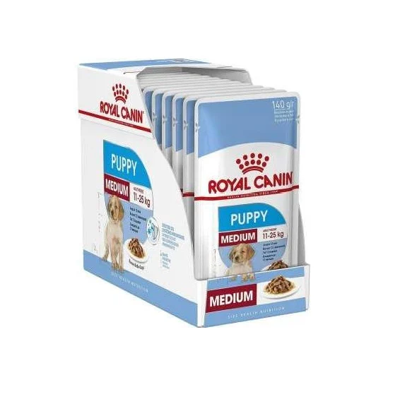 RC Medium Puppy Gravy 10×140 g