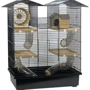 Rc Tower Hamster Svart 55X38X62Cm