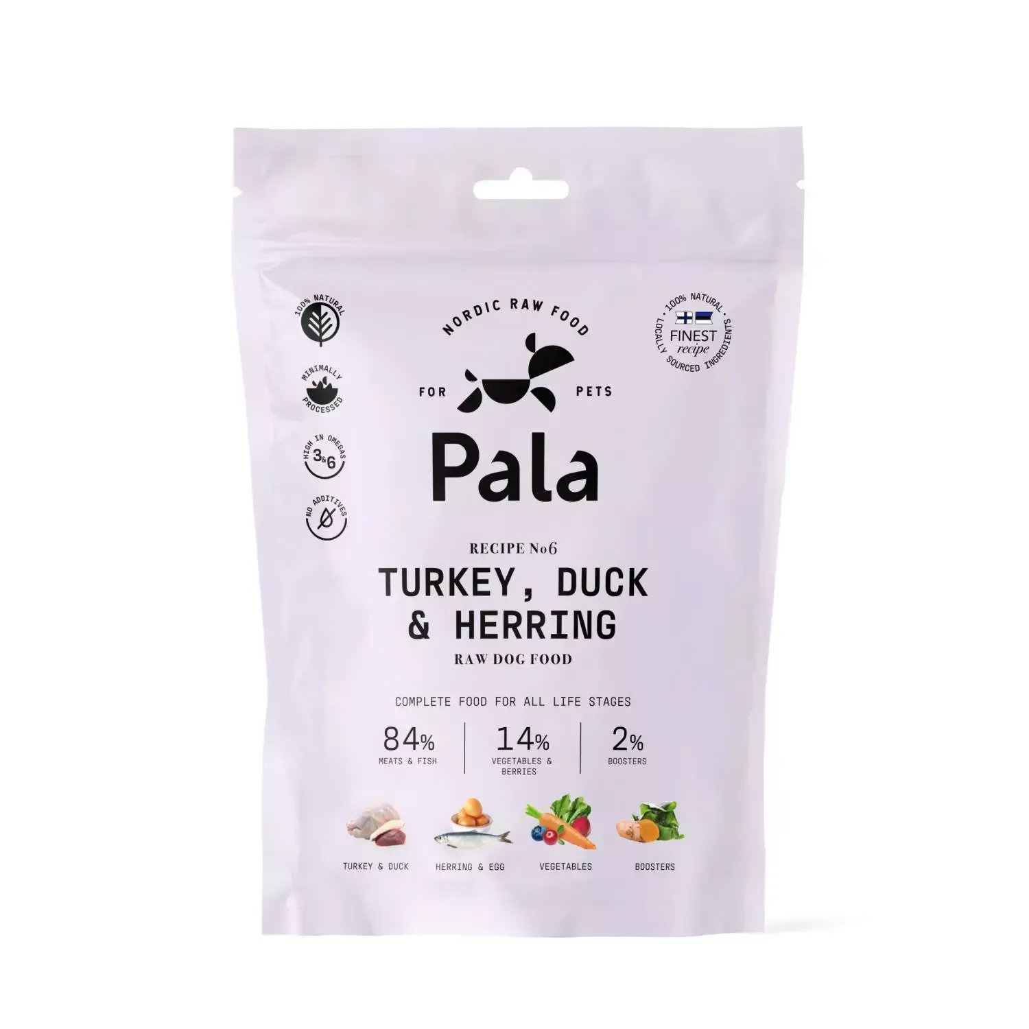 Recipe # 6 – Turkey, duck & herring – 400g
