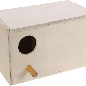 Redekasse til undulat og små parakitter m/grop 25x15x15cm