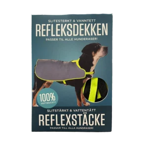 REFLEKSDEKKEN, Tass, 100% refleks, str. 70cm.